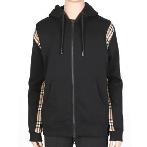 Burberry 8034510 Black Checker Zip Check Switching Up Parka 